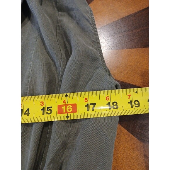 Sanctuary Women's Vest Olive Green Tie Waist Tunic Sleeveless Top Size Small - Picture 10 of 12